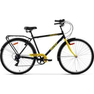 Велосипед Aist Broadway 2025 (черный/желтый) Велосипед Aist Broadway 2025 (черный/желтый)