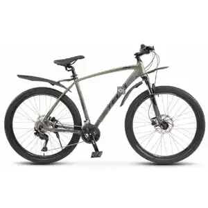Велосипед Stels Navigator 750 D V020 27.5 (21, темный/оливковый, 2025)