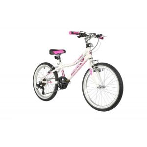 Детский велосипед Novatrack Alice 20 (белый/розовый, 2021) 20SH6V.ALICE.WT21