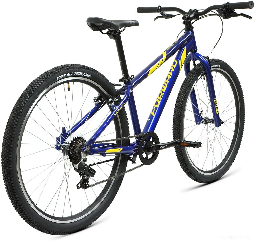 Велосипед Forward Toronto 26 1.2 (13, синий/желтый, 2022)
