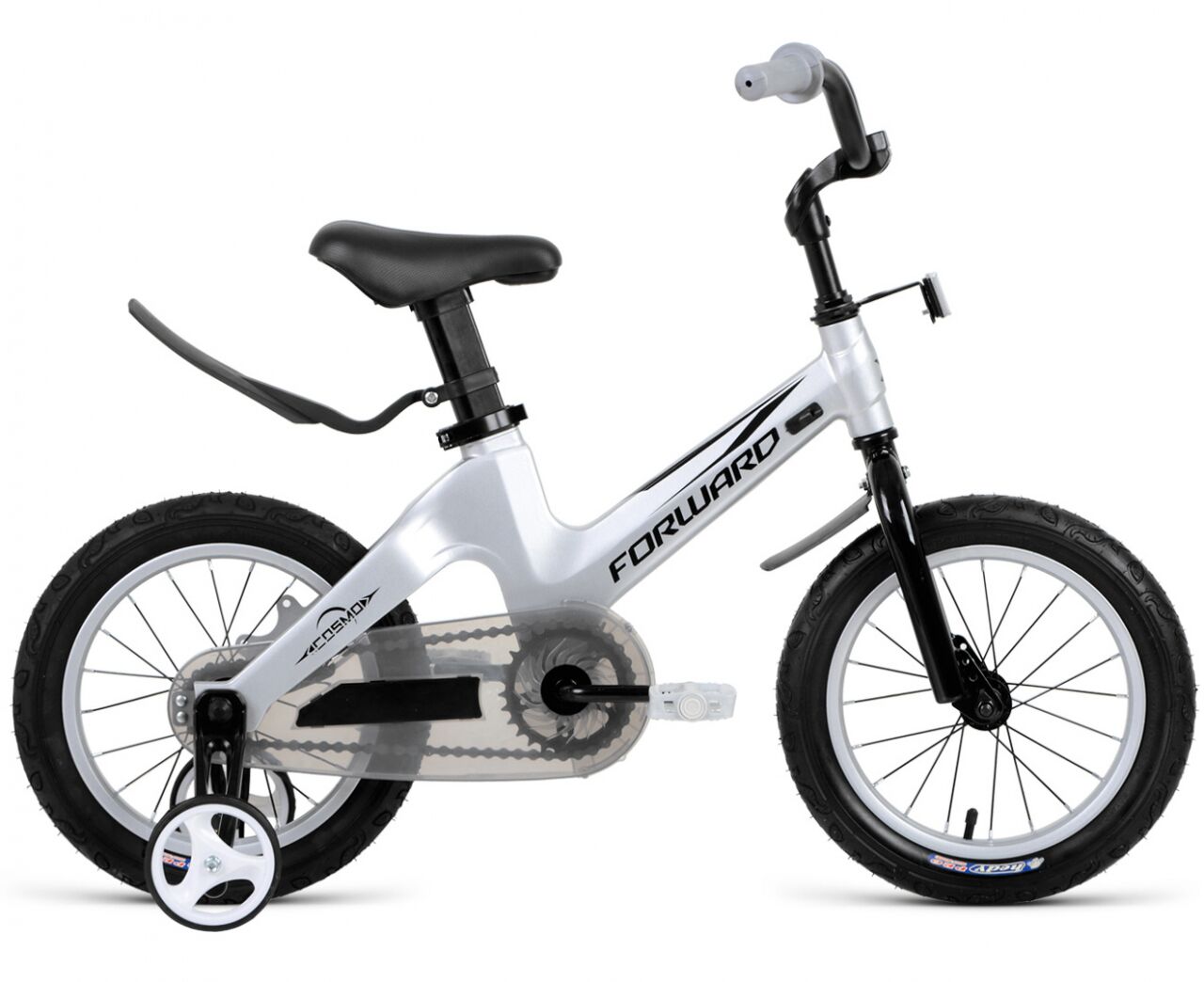 Детский велосипед Forward Cosmo 14 (серый, 2020-2021)