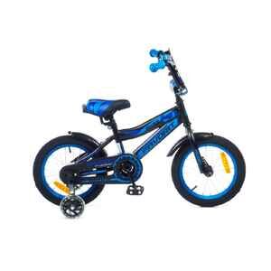 Детский велосипед Favorit Biker 14 (черно-синий) BIK-14BL