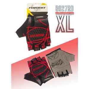 Перчатки велосипедные Favorit XL 24-28 см (8027RD-XL)