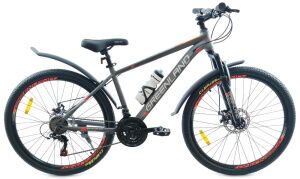 Велосипед GreenLand Genesis 26 7S (14, серый/оранжевый)