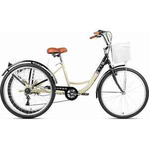 Велосипед Sitis CARGO рикша 26 (черный\хаки, 2025)