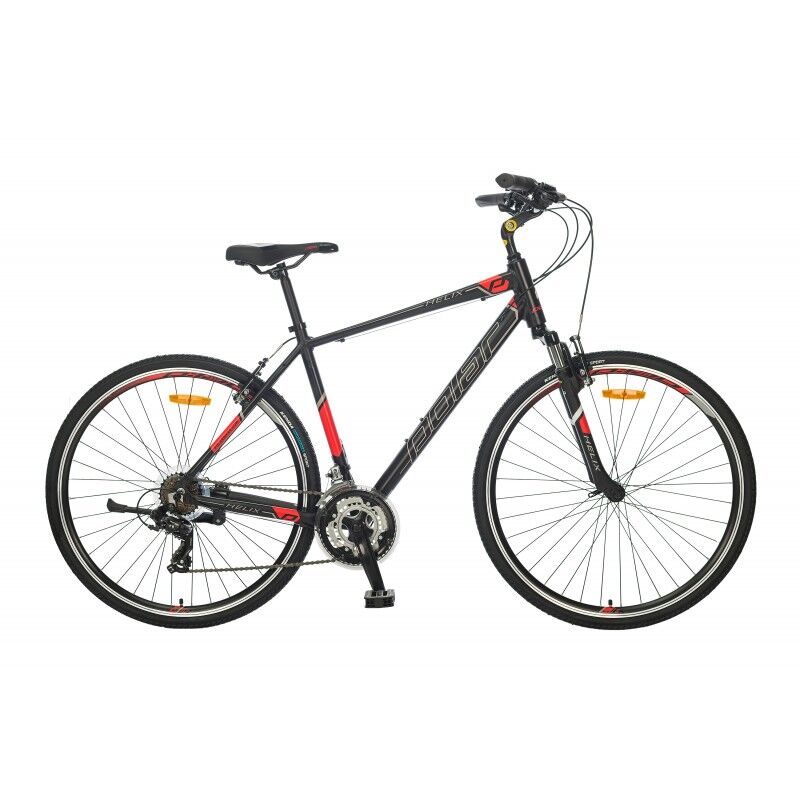 Велосипед Polar Helix XL (черный/красный)