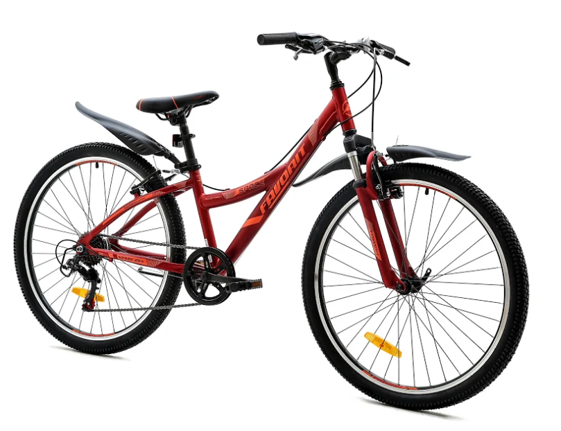 Велосипед Favorit Space 26 V (13, красный, 2020)