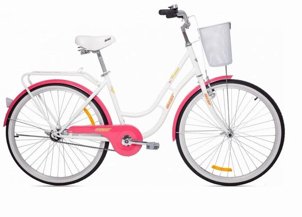 Велосипед Aist Avenue 26 (17, белый/розовый, 2022)