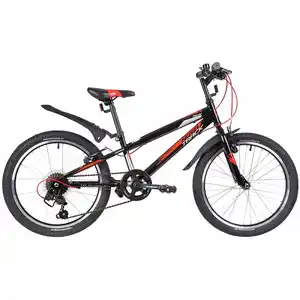 Детский велосипед Novatrack Racer 20 20SH6V.RACER.BK20 (черный/красный, 2020)