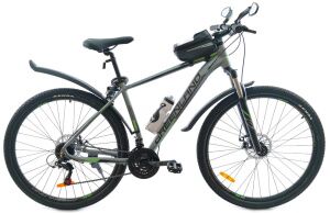 Велосипед GreenLand Oasis 29 2.0 (19, серый/зеленый) Велосипед GreenLand Oasis 29 2.0 (19, серый/зеленый)