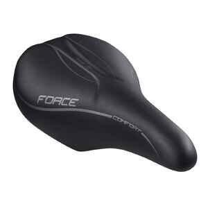 Велоседло FORCE COMFORT THUNDER LADY черное 20048