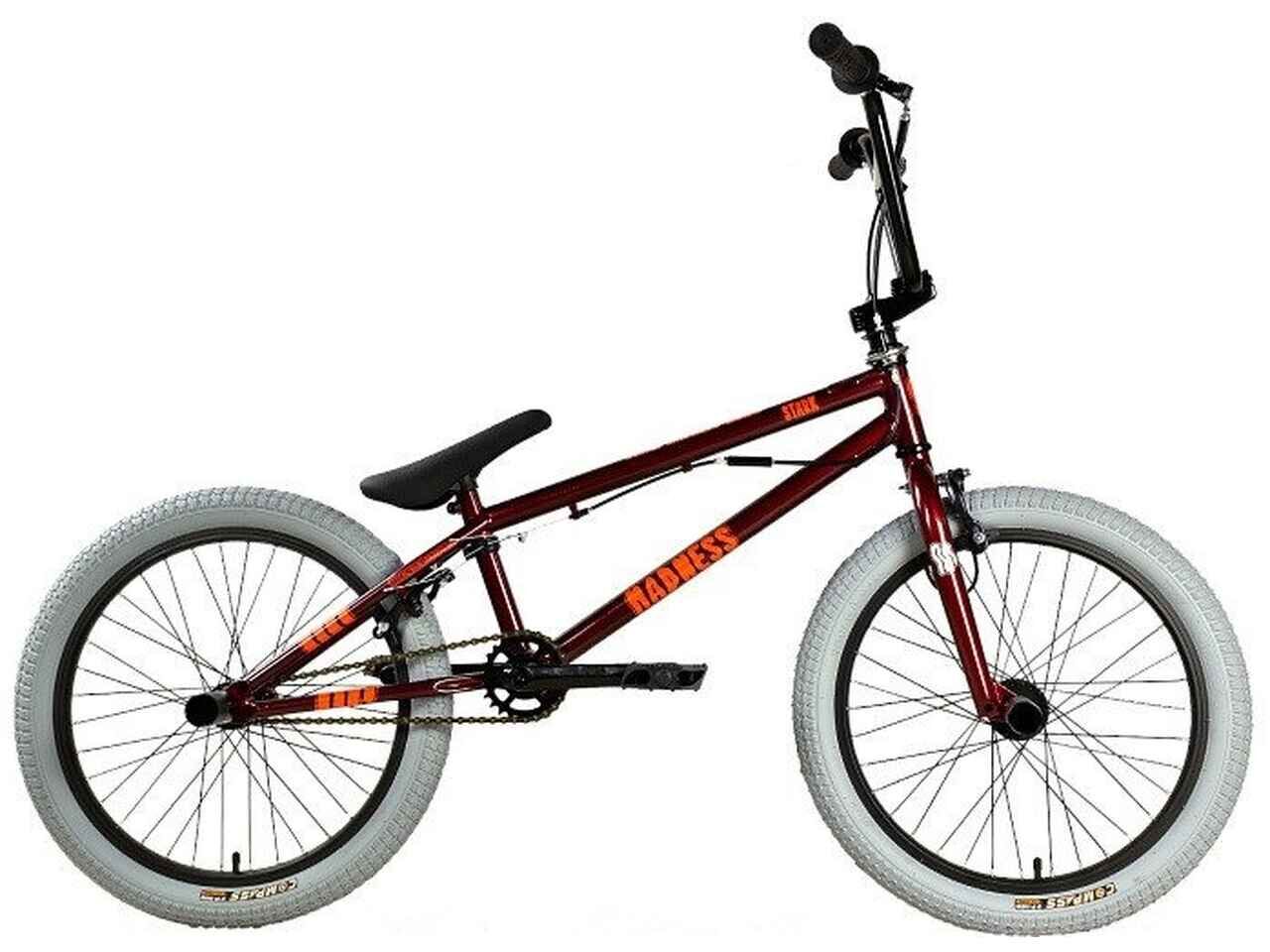 Велосипед Stark Madness BMX 3 2025 (бордовый/оранжевый/серый) Велосипед Stark Madness BMX 3 2025 (бордовый/оранжевый/серый)