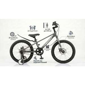 Детский велосипед Favorit TORNADO 20 Серый TOR-20GR