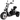 Электроскутер Terax City Trike X2 черный preview