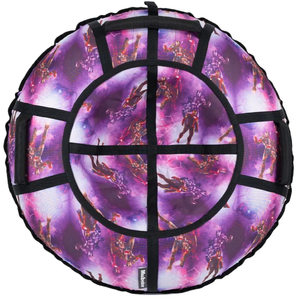 Тюбинг Hubster Люкс Pro S Космик фиолетовый 120 см