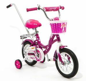 Детский велосипед Zigzag Girl 12 с ручкой (малиновый) ZG-1221 Детский велосипед Zigzag Girl 12 с ручкой (малиновый) ZG-1221