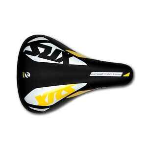 Велоседло DDK 1212A XRS (Black-White-Yellow)