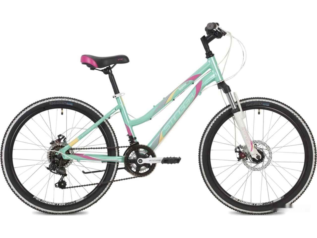 Велосипед Stinger Laguna D 24 р.12 2022 (зеленый)