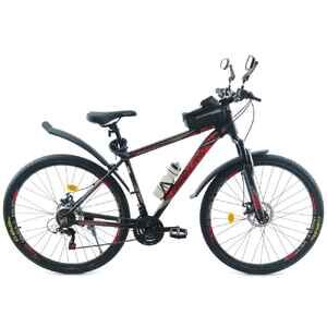 Велосипед GreenLand MERCURY 29 (19, черный/красный, 2025)