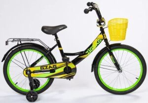 Детский велосипед Zigzag Classic 20 (черный/желтый/зеленый) ZG-2005