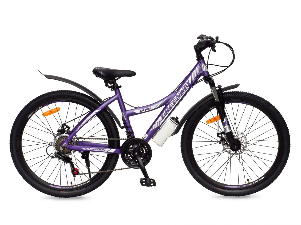 Велосипед Greenway 6930M 26 (16, фиолетовый/белый, 2021)