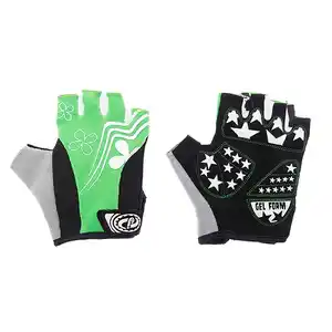 Велоперчатки Jaffson SCG 47-0122 M (5069 Black/White/Green)