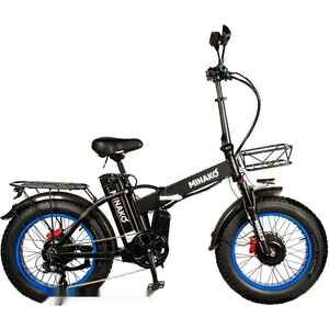 Электровелосипед Minako F10 Dual (синий)