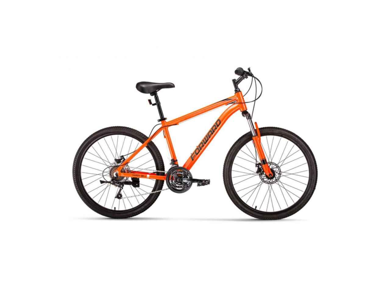Велосипед Forward Hardi 26 2.0 disc (18, оранжевый/черный, 2022)