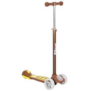 Трехколесный самокат Pituso EC-M08 (коричневый)
