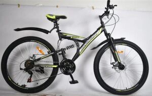 Велосипед Rook TS260D (черный/желтый) TS260D-BK/YW