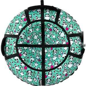 Тюбинг Hubster SnowDream Glamour S Панда 100см во8679-3 (бирюзовый)