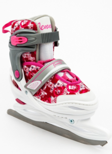 Коньки Calambus Jenny ICE белый/розовый р.38-41 (AS-21)