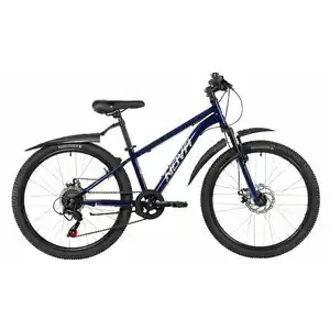 Велосипед Novatrack Battler 24 D (12, синий, 2026) 24SHD.BATTLER.12DBL6
