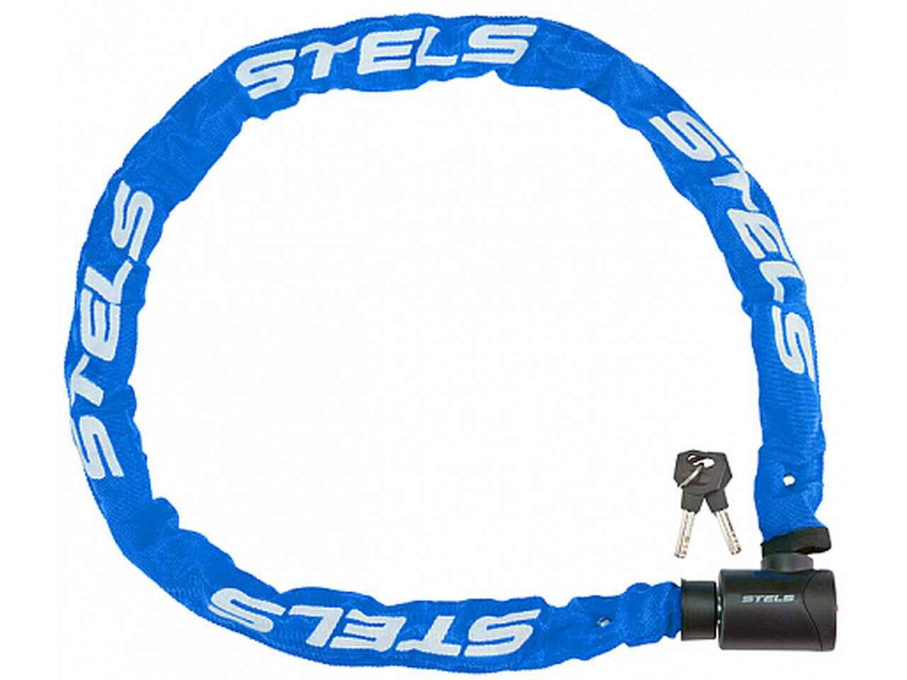 Велозамок Stels 6х1200 мм (синий, 85803) Велозамок Stels 6х1200 мм (синий, 85803)