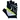 Перчатки-митенки Jaffson SCG 47-0118 S (2506 Black/White/Yellow) - главное фото preview