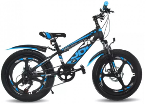 Детский велосипед Rook MS201D (чёрный/синий) MS201D-BK/BU