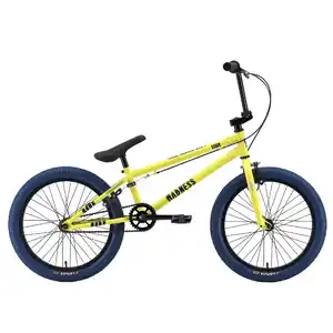 Велосипед Stark Madness BMX 1 (лимонный/лазурный, 2025)