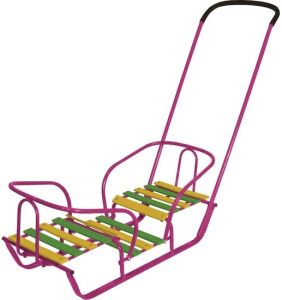 Санки Nika Санки-двойняшки (сиреневый) Санки Nika Санки-двойняшки (сиреневый)