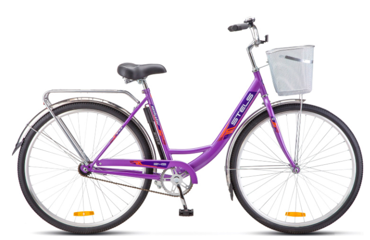 Велосипед Stels Navigator 345 28 Z010 (20, фиолетовый, 2021)