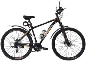 Велосипед GreenLand MERCURY 29 (19, серый/оранжевый, 2025)