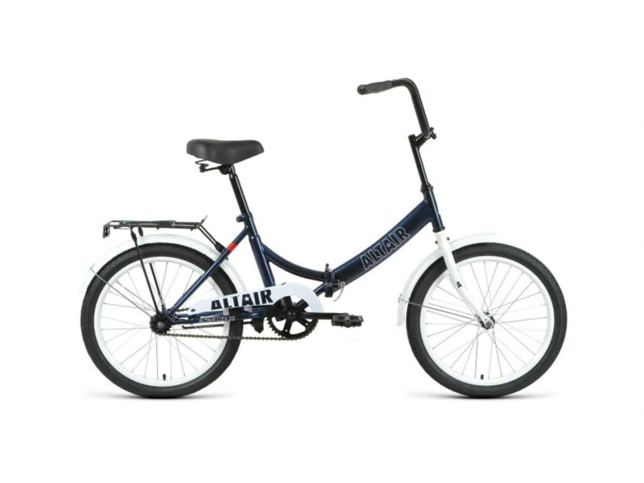 Велосипед ALTAIR City 20 (14, темно-синий/белый, 2022)