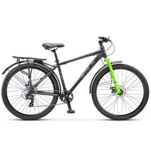 Велосипед Stels Navigator 705 27.5 MD Курьер Z010 (21, черный матовый)