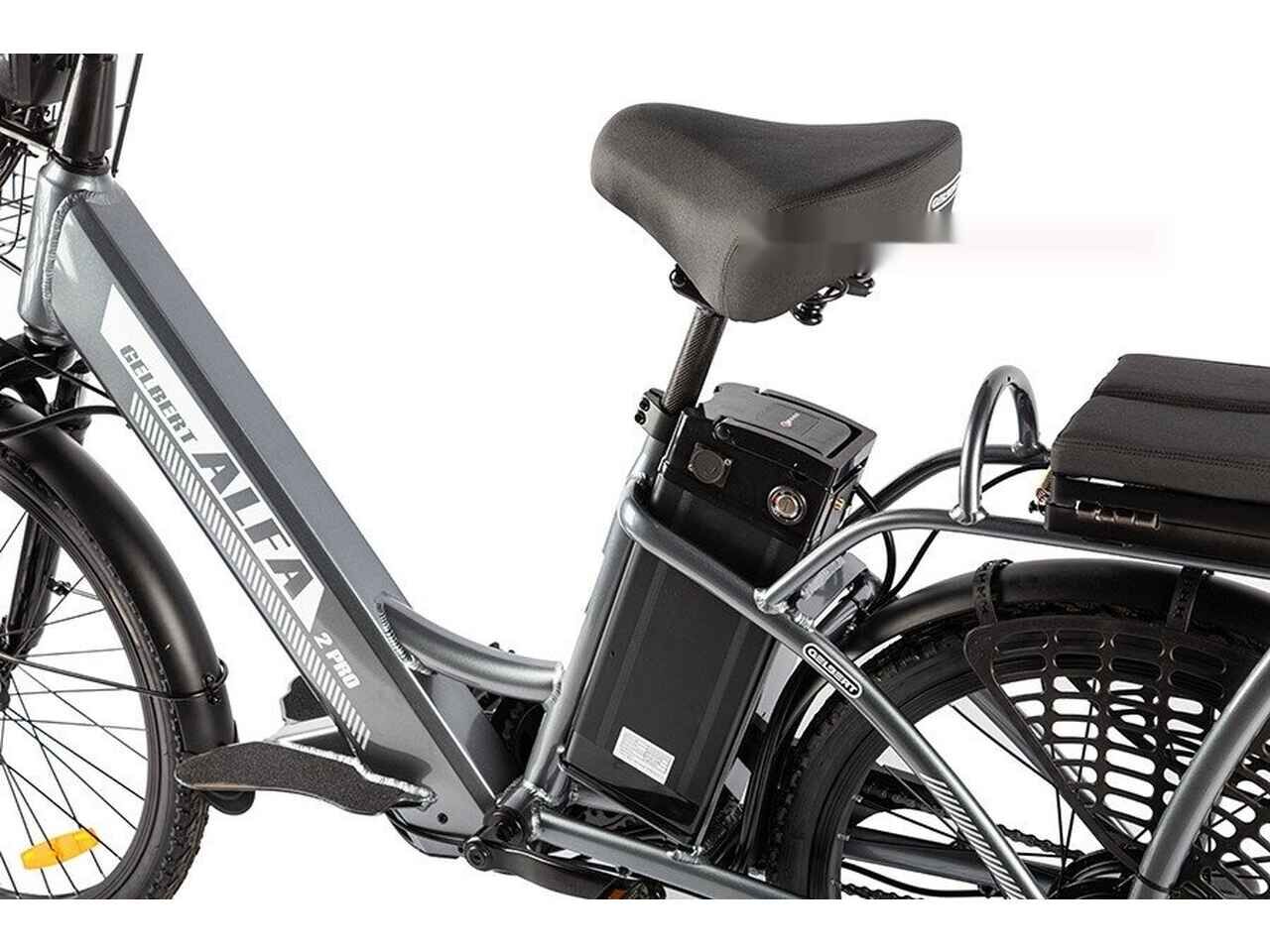 Электровелосипед Gelbert ALFA 2 PRO (серый) Электровелосипед Gelbert ALFA 2 PRO (серый)
