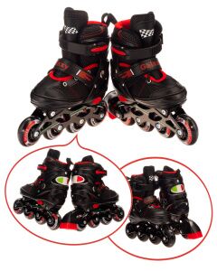 Роликовые коньки Favorit 8301-S-BK Роликовые коньки Favorit 8301-S-BK