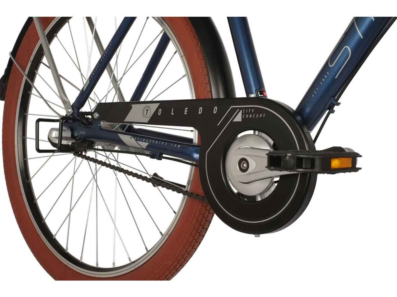 Велосипед Stinger Toledo 26 (20, синий, 2021)