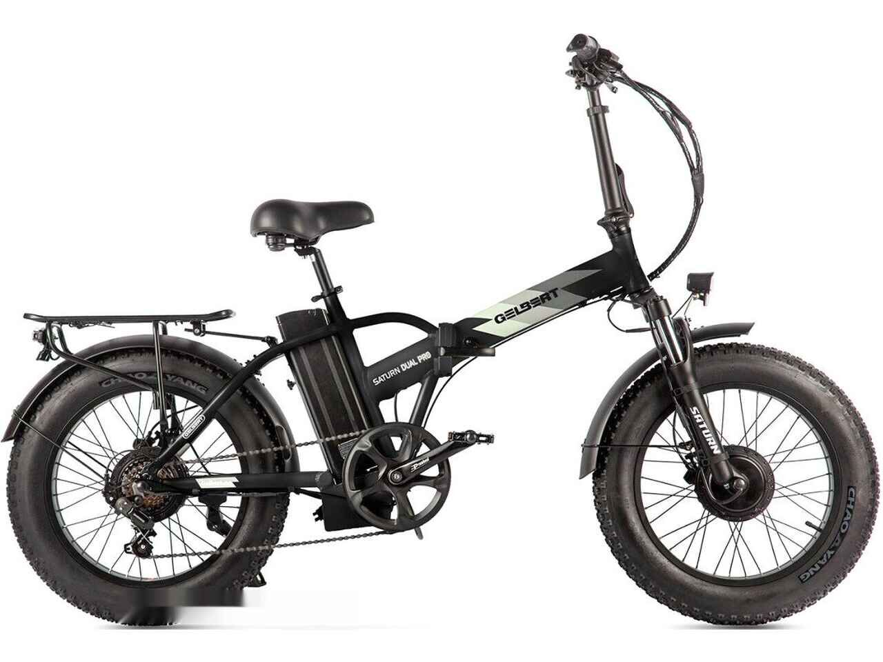 Электровелосипед Gelbert Saturn Dual PRO (черный) Электровелосипед Gelbert Saturn Dual PRO (черный)