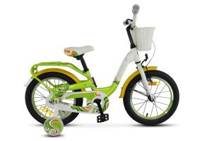 Детский велосипед Stels Pilot 190 16 V030 (зеленый/желтый/белый, 2023)