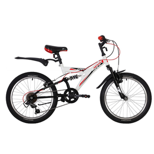 Детский велосипед Novatrack Dart 20 (белый, 2020)
