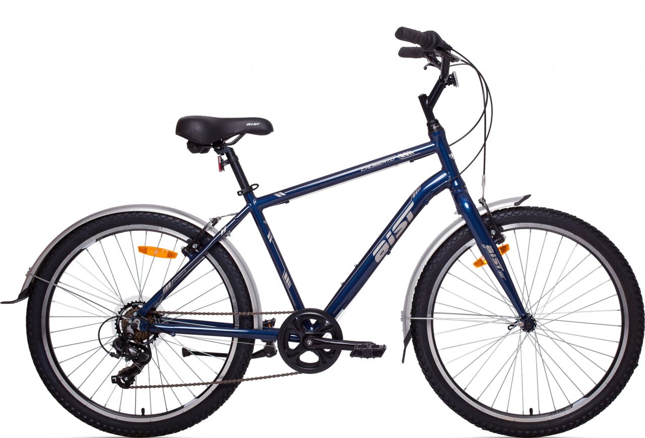Велосипед Aist Cruiser 1.0 (18.5, синий, 2020)