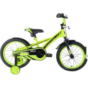 Детский велосипед Techteam Quattro 18 NN013939 (неоновый зеленый)